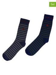 The Time of Bocha Skarpety (2 pary) w kolorze granatowo-szaro-oliwkowym rozmiar: onesize. Brązowe skarpety The Time of Bocha, bez wzorów. Za 56.99 zł.