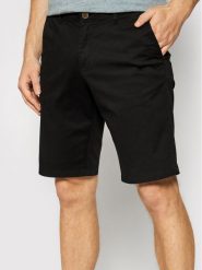 Jack&Jones Szorty materiałowe Bowie 12165604 Czarny Regular Fit. Czarne szorty Jack&Jones, m, bez wzorów, z bawełny. Za 139.99 zł.