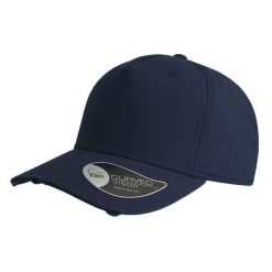 Czapka 5panelowa Cargo Weathered Visor. Żółte czapki z daszkiem ATLANTIS, bez wzorów, z bawełny. Za 55.99 zł.