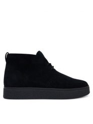 Clarks Trzewiki Boxbee Desert 26328234 Czarny. Czarne botki sznurowane Clarks, bez wzorów, ze skóry, bez obcasa, bez zapięcia. Za 519.99 zł.