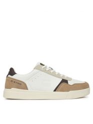 G-Star Raw Sneakersy V5-10502 Biały. Białe buty sportowe casual G-Star Raw, bez wzorów, ze skóry, bez zapięcia. Za 299.99 zł.