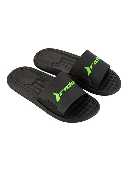 Rider Klapki "Step" w kolorze zielono-czarnym rozmiar: 45/46. Czarne klapki Rider. Za 66.00 zł.