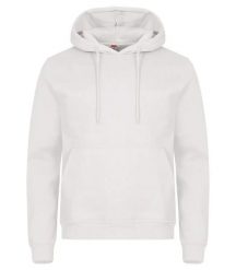 Clique Miami Hoody — bluza z kapturem z bawełny i poliestru z recyklingu. Białe bluzy z kapturem CLIQUE, xl, bez wzorów, z bawełny, z kapturem. Za 173.55 zł.