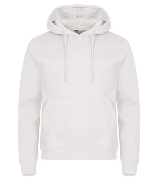 Clique Miami Hoody — bluza z kapturem z bawełny i poliestru z recyklingu. Białe bluzy z kapturem CLIQUE, xl, bez wzorów, z bawełny, z kapturem. Za 173.55 zł.