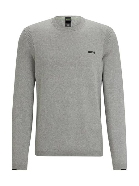 Hugo Boss Underwear Sweter w kolorze szarym rozmiar: M. Szare swetry nierozpinane Hugo Boss Underwear, m, bez wzorów, z bawełny, bez kołnierzyka, bez ramiączek. Za 373.45 zł.