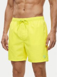 Guess Szorty kąpielowe F6GT24 WG282 Zielony Regular Fit. Zielone kąpielówki Guess, m, z aplikacjami, z syntetyku. Za 219.99 zł.