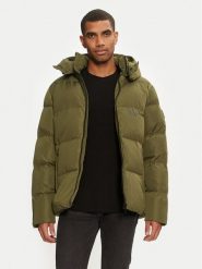 Karl Lagerfeld Jeans Kurtka zimowa 246D1504 Khaki Regular Fit. Brązowe kurtki Karl Lagerfeld Jeans, na zimę, m, bez wzorów, z jeansu, bez kaptura. Za 699.99 zł.