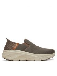 Skechers Sneakersy D'Lux Walker 2.0-Reeler 232463/BRN Brązowy. Brązowe buty sportowe casual Skechers, bez wzorów, z materiału, bez zapięcia. Za 309.99 zł.