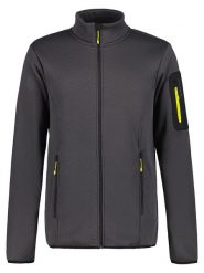 Icepeak Kurtka polarowa "Bredstedt" w kolorze antracytowym rozmiar: S. Czarne kurtki Icepeak, s, bez wzorów, z materiału, bez kaptura. Za 110.55 zł.
