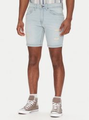 INDICODE Szorty jeansowe Sejer 70-849 Niebieski Slim Fit. Niebieskie szorty INDICODE, m, bez wzorów, z bawełny. Za 119.99 zł.