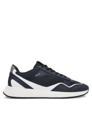 BOSS Sneakersy Titanium 50568928 Granatowy. Niebieskie buty sportowe casual Boss, bez wzorów, z materiału, bez zapięcia. Za 679.99 zł.