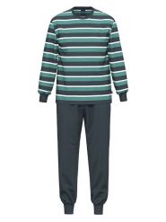 Ammann Piżama w kolorze granatowo-morskim rozmiar: 48. Niebieskie piżamy Ammann, bez wzorów, z bawełny, bez ramiączek. Za 152.99 zł.