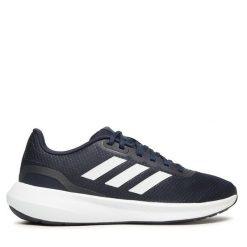 Buty do biegania adidas. Niebieskie buty do biegania Adidas, bez wzorów, bez zapięcia, do biegania. Za 199.99 zł.