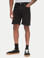 Jack&Jones Szorty jeansowe Rick 12269497 Czarny Regular Fit. Czarne szorty Jack&Jones, m, bez wzorów, z bawełny. Za 79.99 zł.
