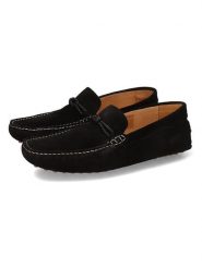 MELVIN & HAMILTON Skórzane mokasyny "Nelson 20" w kolorze czarnym rozmiar: 42. Czarne botki sznurowane Melvin & Hamilton, bez wzorów, bez obcasa, bez zapięcia. Za 404.99 zł.