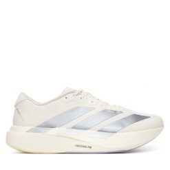 Buty do biegania adidas. Białe buty do biegania Adidas, bez wzorów, bez zapięcia, do biegania. Za 749.99 zł.