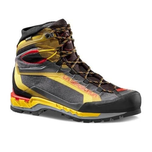 Buty trekkingowe męskie La Sportiva Trango Tech Gtx. Czarne buty trekkingowe La Sportiva, bez wzorów, z materiału, za kostkę, bez zapięcia. Za 1,449.99 zł.