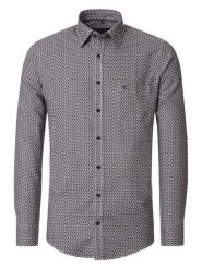 CASAMODA Koszula - Comfort fit - w kolorze niebiesko-pomarańczowo-białym rozmiar: XL. Białe koszule CASAMODA, xl, bez wzorów, z bawełny, bez kołnierzyka, bez ramiączek. Za 108.74 zł.