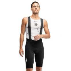 Męskie krótkie spodenki rowerowe Club Atlético Osasuna x Siroko Siroko OS BX. Czarne szorty SIROKO, m, bez wzorów, biznesowe. Za 591.00 zł.