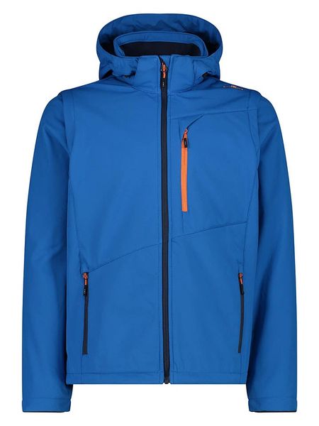 Cmp Kurtka softshellowa w kolorze niebieskim rozmiar: 50. Niebieskie kurtki outdoor i hardshell CMP, bez wzorów, z tkaniny, bez kaptura. Za 211.28 zł.