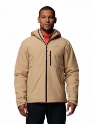 Columbia Kurtka funkcyjna "Explorer's Edge II" w kolorze beżowym rozmiar: XL. Brązowe kurtki outdoor i hardshell Columbia, s, bez wzorów, bez kaptura. Za 519.95 zł.