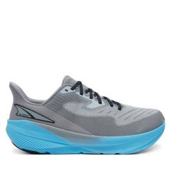 Buty do biegania Altra. Szare buty do biegania Altra, bez wzorów, bez zapięcia, do biegania. Za 469.99 zł.