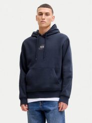 Jack & Jones Bluza Corp Graphic 12268422 Granatowy Regular Fit. Niebieskie bluzy Jack & Jones, l, bez wzorów, z syntetyku, bez kaptura. Za 159.99 zł.