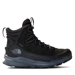 Trekkingi The North Face. Czarne botki sznurowane The North Face, bez wzorów, bez obcasa, bez zapięcia. Za 599.99 zł.