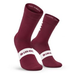 Skarpetki rowerowe Kolarstwo Siroko S1 Maroon Volata. Brązowe skarpety SIROKO, bez wzorów, z elastanu. Za 67.00 zł.