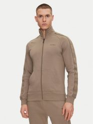 HUGO Bluza Liam 50540933 Beżowy Regular Fit. Brązowe bluzy Hugo, m, bez wzorów, z bawełny, bez kaptura. Za 359.99 zł.