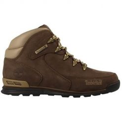 Buty do chodzenia męskie Timberland EK Euro Rock Hiker. Brązowe buty turystyczne Timberland, bez wzorów, z materiału, za kostkę, bez zapięcia, trekkingowe. Za 668.00 zł.