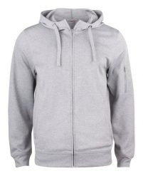 Clique Basic Active Hoody Full Zip – bluza z kapturem szara melanż. Szare bluzy z kapturem CLIQUE, m, bez wzorów, z poliesteru, z kapturem. Za 202.91 zł.