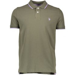 Koszulka polo w kolorze khaki. Koszulki polo sportowe marki U.S. Polo Assn. W wyprzedaży za 130.95 zł.