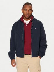 Tommy Jeans Kurtka przejściowa Essential DM0DM20655 Granatowy Regular Fit. Niebieskie kurtki Tommy Jeans, m, bez wzorów, z jeansu, bez kaptura. Za 569.99 zł.