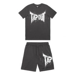 Zestaw koszulka i spodenki Tapout Dunlab. Białe buty treningowe TAPOUT, m, bez wzorów, z dresówki. Za 235.50 zł.