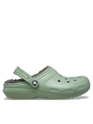 Crocs Klapki Classic Lined Clog 203591 Zielony. Zielone klapki Crocs, z tworzywa sztucznego. Za 179.99 zł.