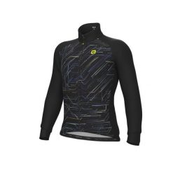 Kurtka rowerowa męska Alé Cycling Solid Byte. Czarne kurtki ALÉ CYCLING, m, bez wzorów, bez kaptura. W wyprzedaży za 542.99 zł.