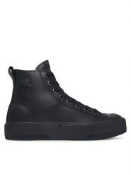 KARL LAGERFELD Sneakersy Kampus Max KL50485L Czarny. Czarne buty sportowe casual KARL LAGERFELD, bez wzorów, ze skóry, bez zapięcia. Za 789.99 zł.