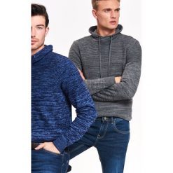 SWETER MĘSKI Z WYWIJANYM GOLFEM. Golfy marki TOP SECRET. W wyprzedaży za 39.99 zł.