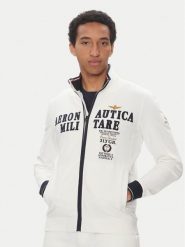 Aeronautica Militare Bluza 251FE1999F459 Biały Regular Fit. Białe bluzy Aeronautica Militare, m, bez wzorów, z bawełny, bez kaptura. Za 839.99 zł.