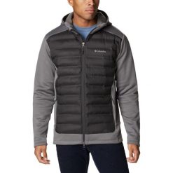 Bluza Turystyczna Męska Columbia Out-Shield Insulated Full Zip Hoodie z kapturem. Żółte bluzy Columbia, m, bez wzorów, z kapturem. Za 498.99 zł.