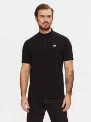 KARL LAGERFELD Polo 745089 551221 Czarny Regular Fit. Czarne koszulki polo KARL LAGERFELD, m, bez wzorów, z bawełny, bez kołnierzyka, bez ramiączek. Za 309.99 zł.