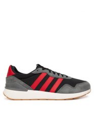 Adidas Sneakersy Run 60S 4.0 JR7486 Czarny. Czarne buty do biegania Adidas, bez wzorów, ze skóry, bez zapięcia. Za 259.99 zł.