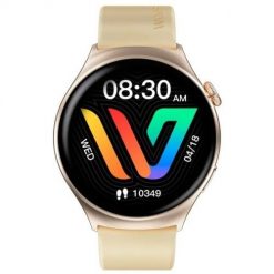 Smartwatch Weofly Curve złoty. Żółte smartbandy WEOFLY. Za 179.99 zł.