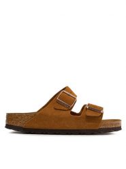 Birkenstock Klapki Arizona Bs 1009527 Brązowy. Brązowe klapki Birkenstock, ze skóry. Za 409.99 zł.