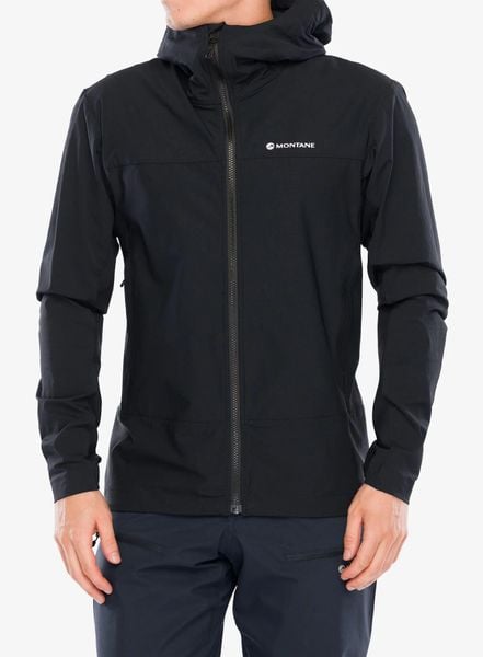Kurtka softshell Montane Tenacity Hoodie. Czarne kurtki Montane, l, bez wzorów, z elastanu, bez kaptura. Za 604.99 zł.