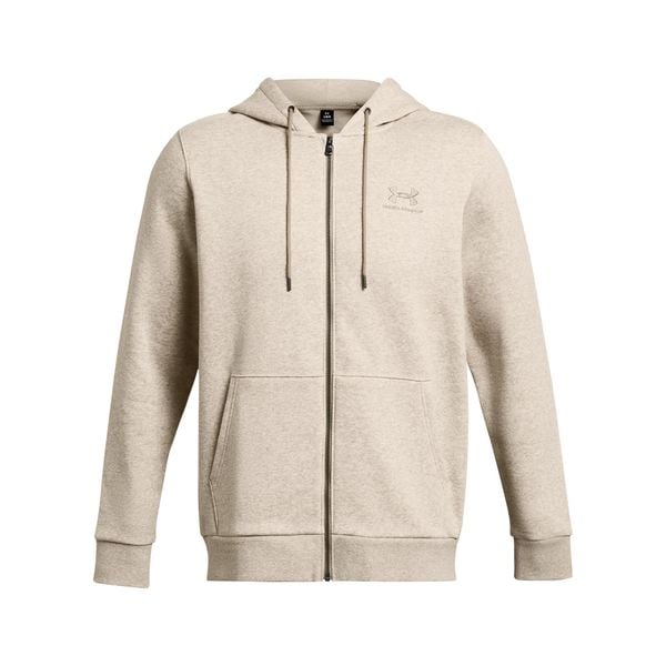 Bluza z kapturem z pełnym zamkiem błyskawicznym Under Armour Icon Fleece. Brązowe bluzy Under Armour, bez wzorów, z bawełny, z kapturem. Za 348.50 zł.