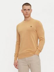 Timberland Sweter TB0A2BMM Beżowy Regular Fit. Brązowe swetry rozpinane Timberland, m, bez wzorów, z bawełny, bez kołnierzyka, bez ramiączek. Za 259.99 zł.