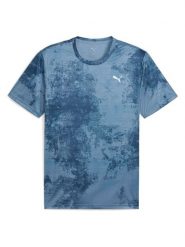 Puma Koszulka funkcyjna w kolorze błękitnym rozmiar: L. Niebieskie t-shirty sportowe Puma, bez wzorów, z materiału, bez ramiączek, outdoorowe. Za 82.64 zł.