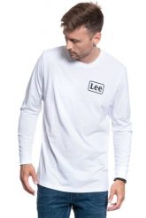 LEE LEE LS MĘSKA BLUZKA Z DŁUGIM RĘKAWEM STRIPE WHITE L61CBC12 112113777. Białe bluzki z długim rękawem Lee, l, bez wzorów, bez kołnierzyka, bez ramiączek. W wyprzedaży za 49.99 zł.